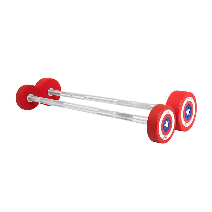 Customized cast iron PU dumbbell suppliers