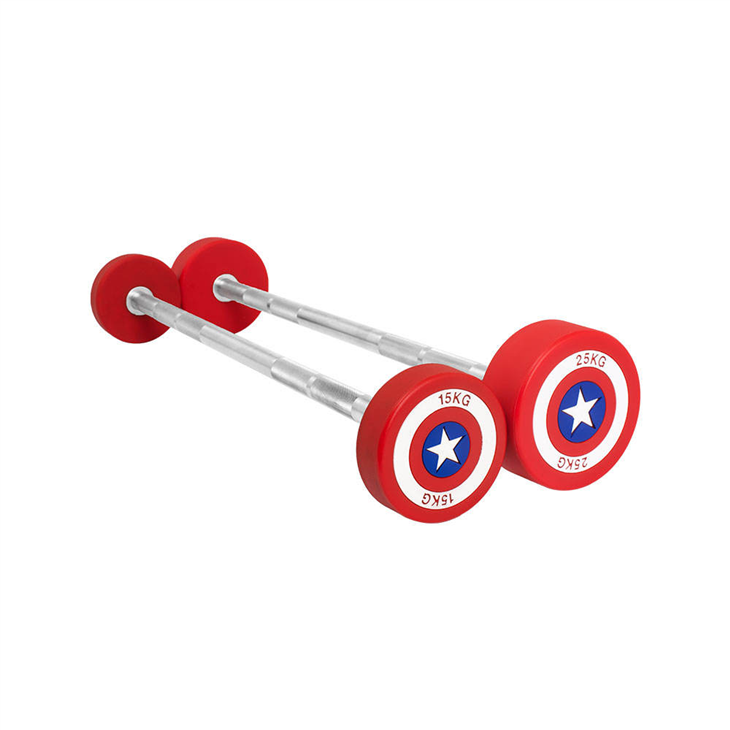 Customized cast iron PU dumbbell best