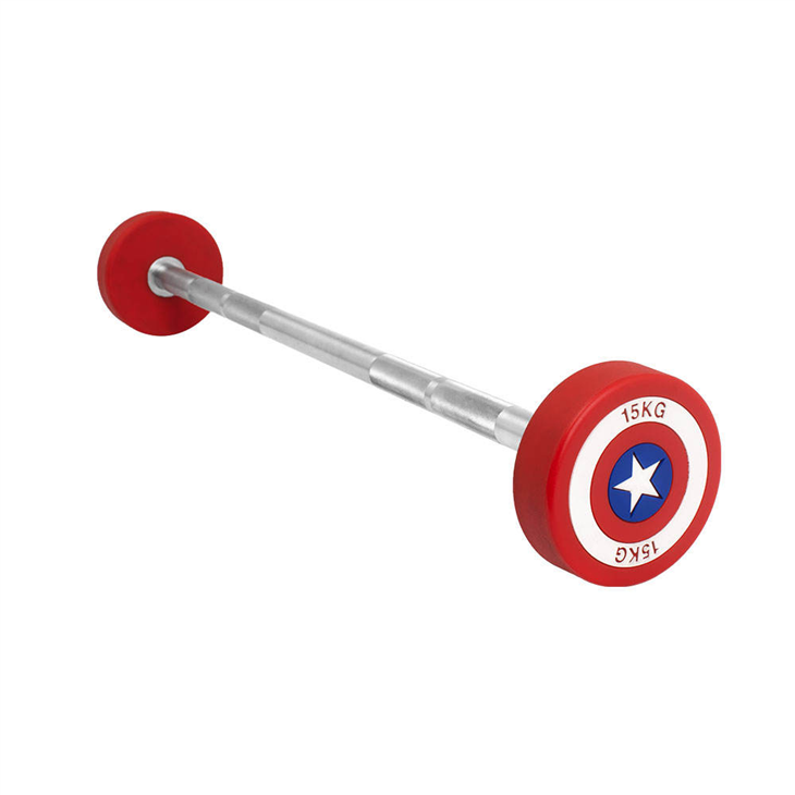 Customized cast iron PU dumbbell high quality